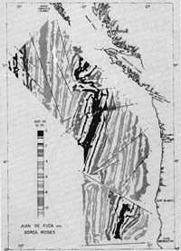 Mapping of magnetism of rocks beneath the sea