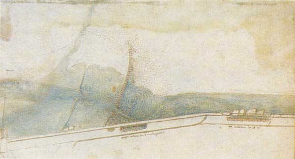 Leonardo da vinci's plan to regulate the river arno