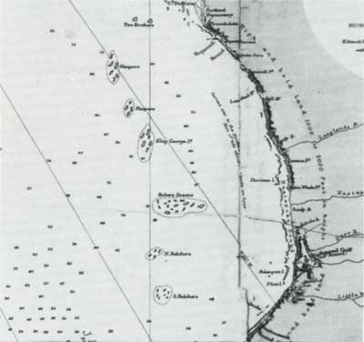Map of hudson bay and belcher islands