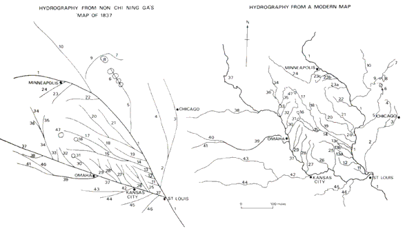 Contemporary inerpretation of non chi ning ga's map