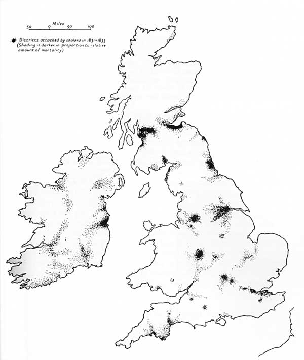 20th century redrawing of an 1852 map