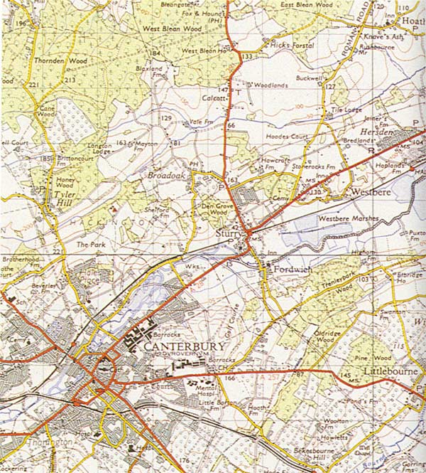 An ordnance survey map